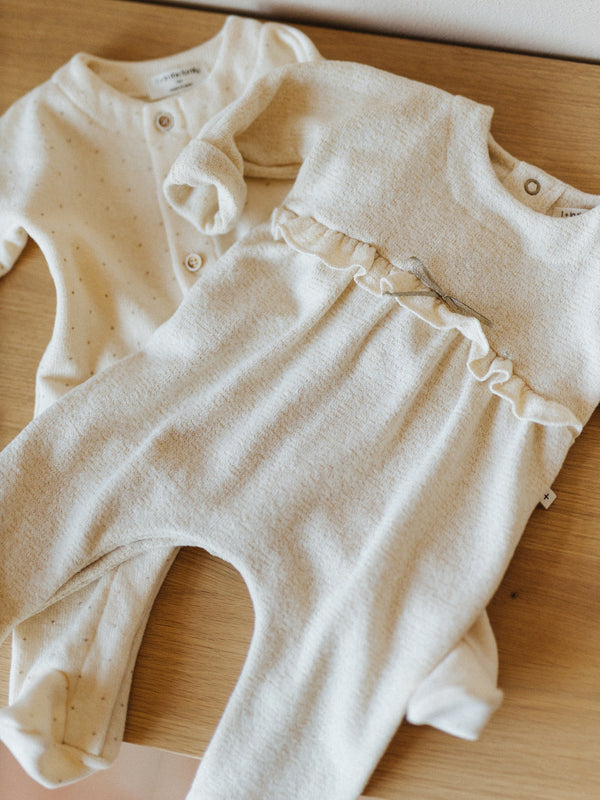 Shimmer Footie with Ruffle Rompers 1+ in The Family