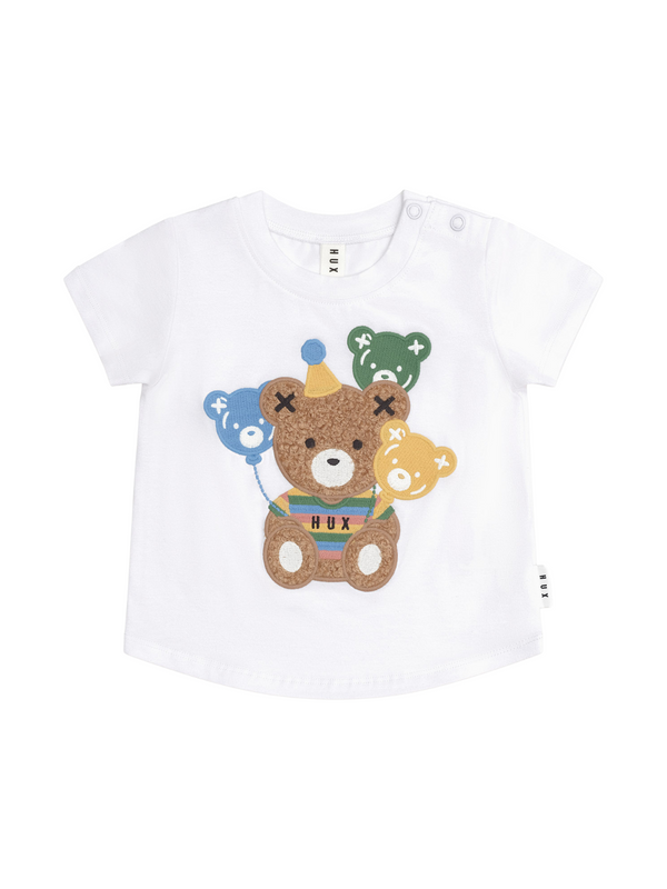 Party Hux T-Shirt Tees Huxbaby White 1Y 