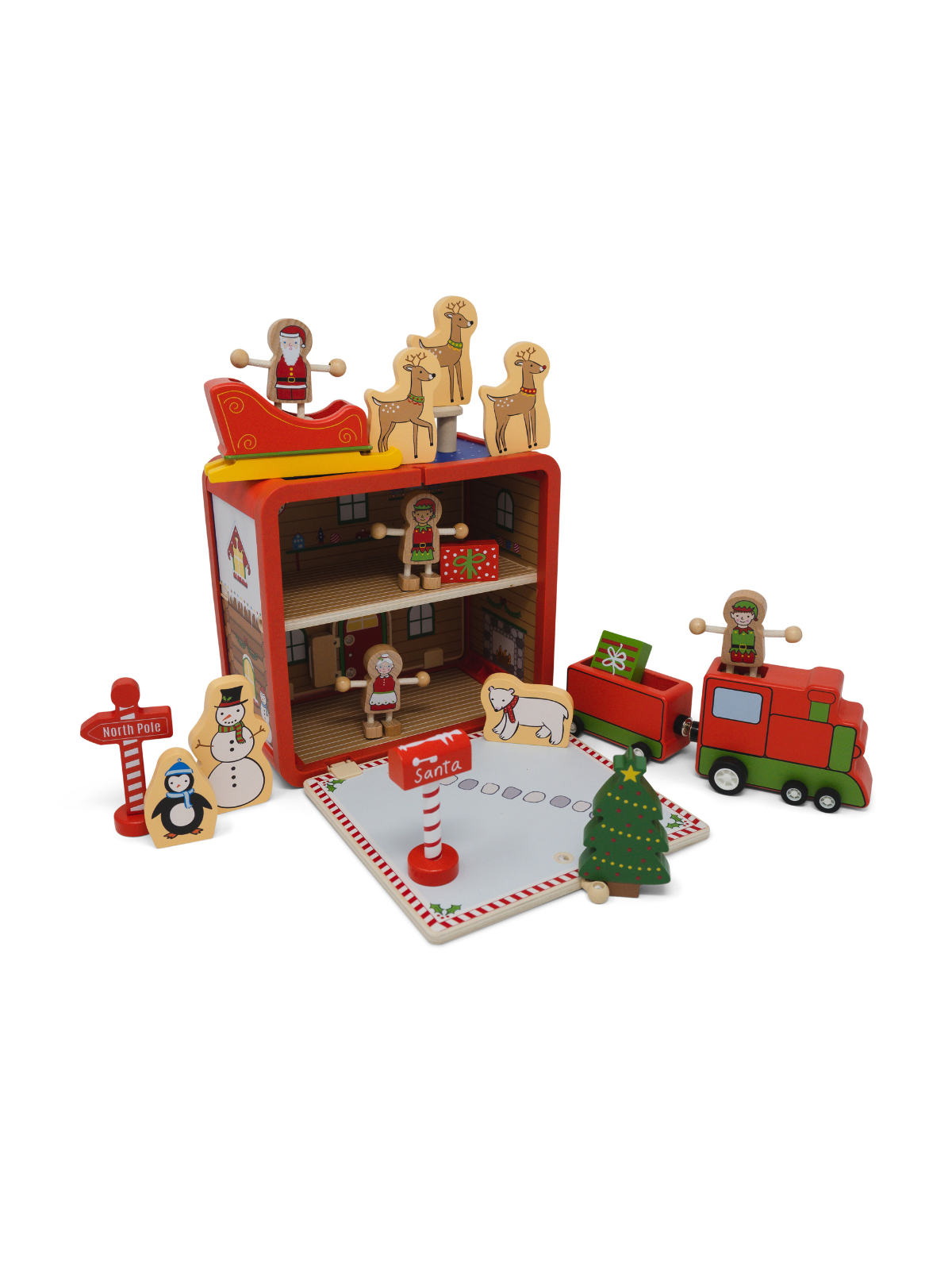 Suitcase Series: Santa's Workshop Pretend Play Jack Rabbit Creations   