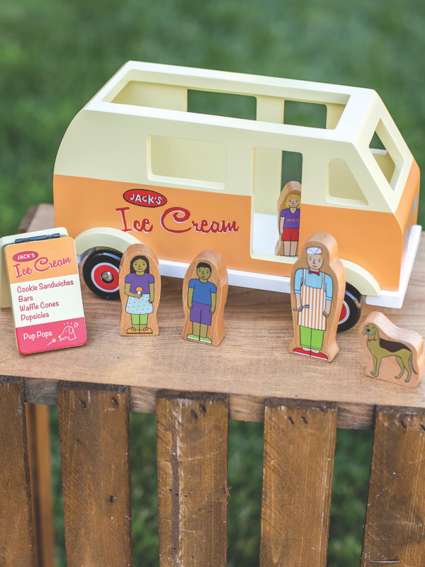 Sweet Treat Magnetic Ice Cream Truck Pretend Play Jack Rabbit Creations