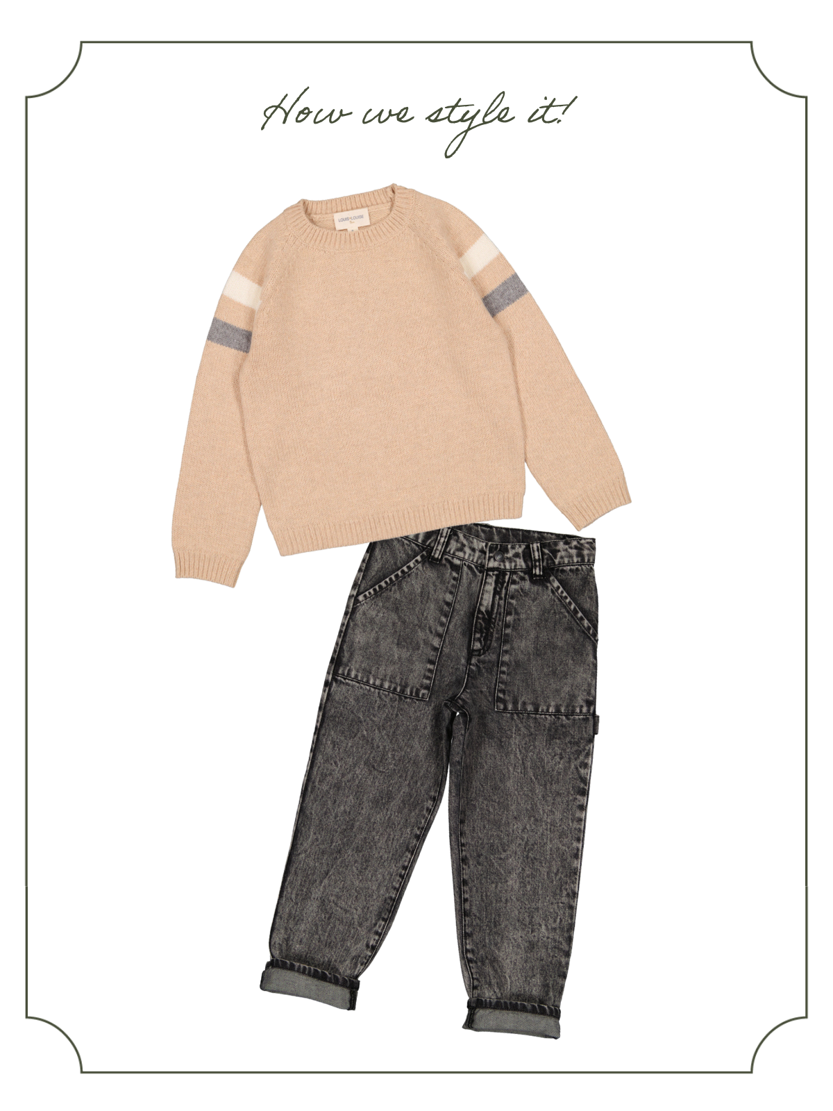 Raphie Denim Trousers Pants Louis Louise   