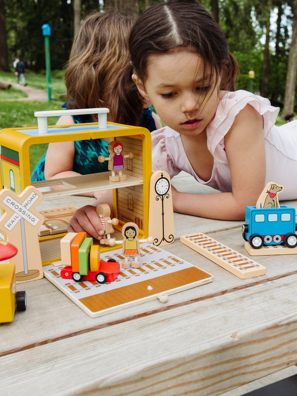 Suitcase Series: Train Station Pretend Play Jack Rabbit Creations   