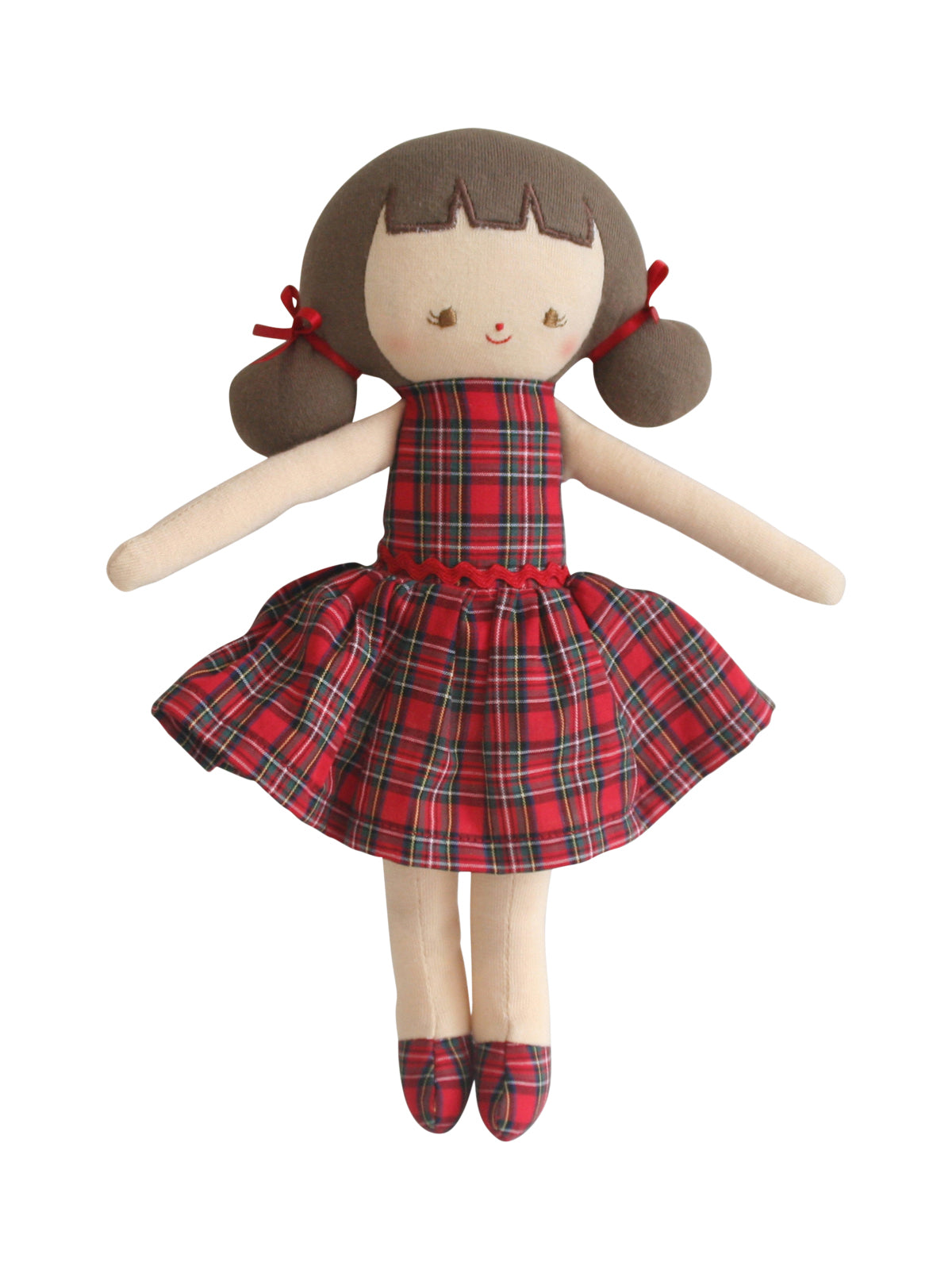 Audrey Doll Tartan Plush Alimrose   