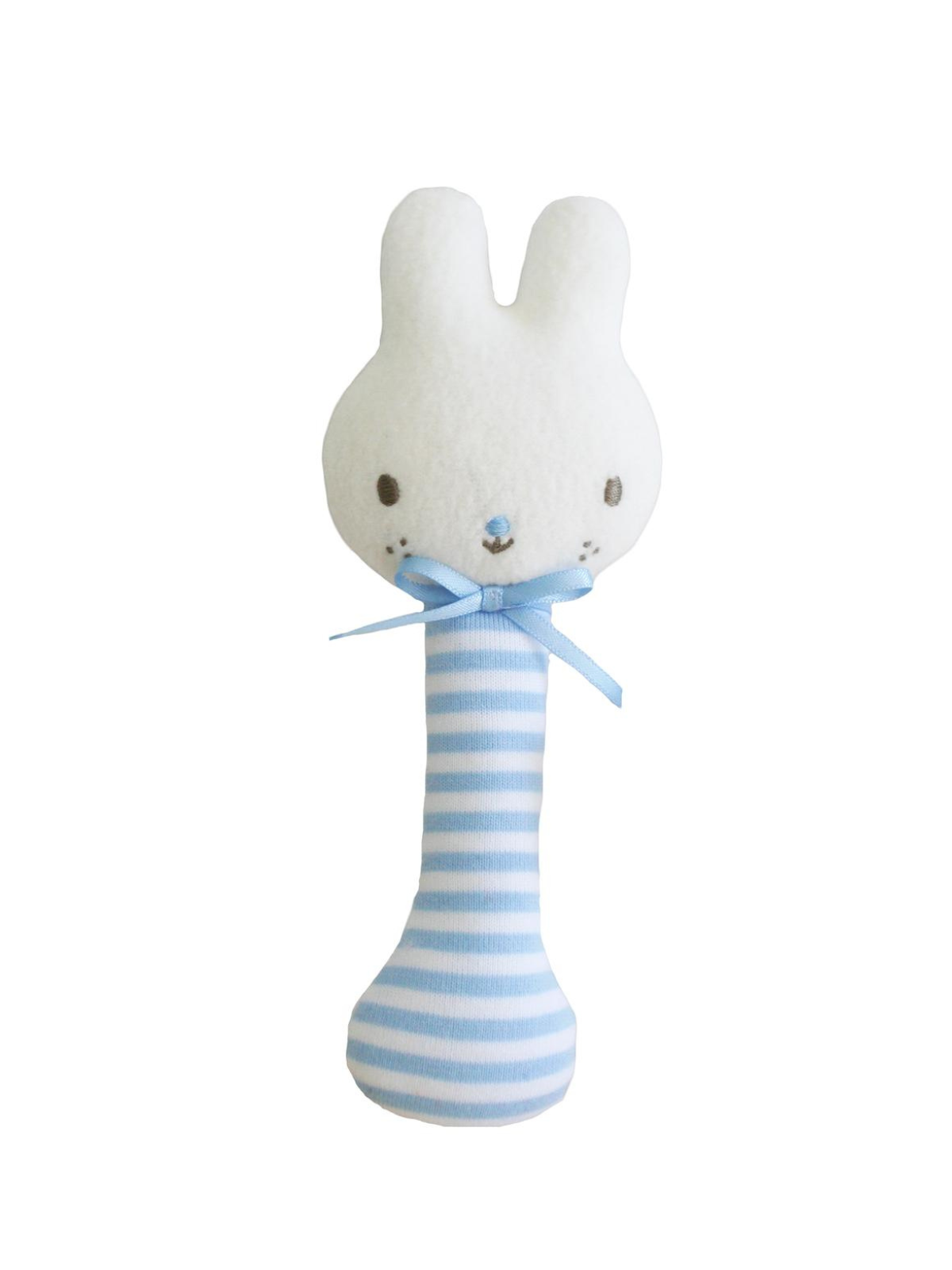 Blue Baby Bunny Stick Rattle Baby Toys Alimrose