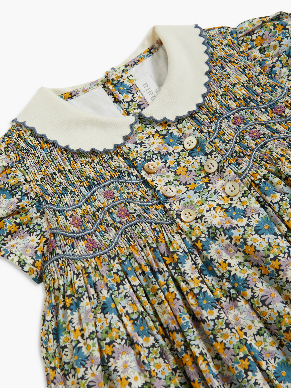 Smocked Shirley Dress Dresses Amaia London
