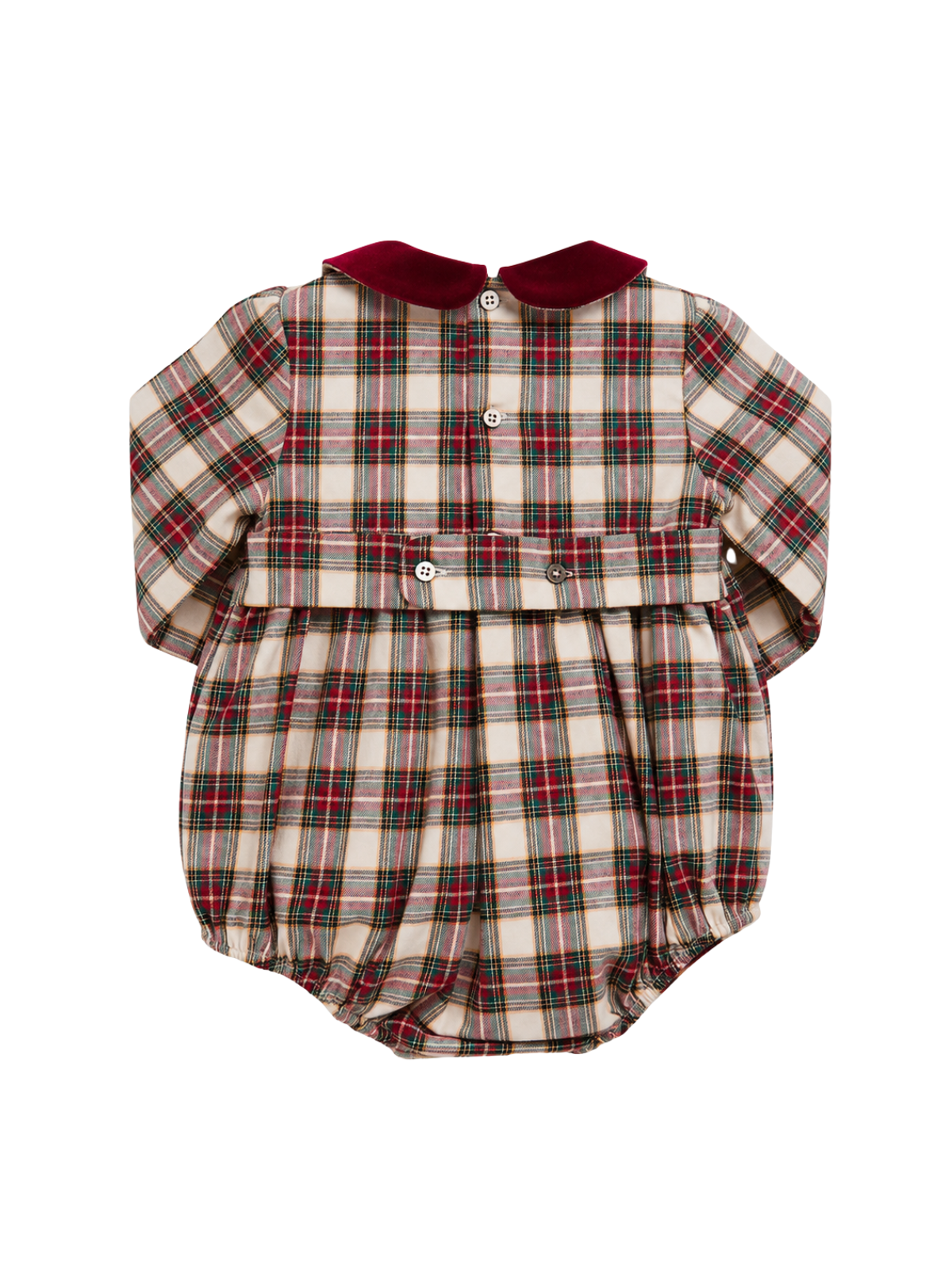 Tartan Felicidad Romper Rompers Amaia London