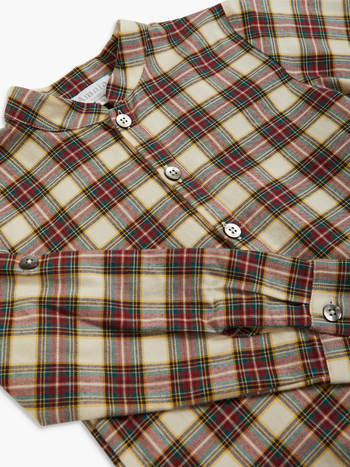 Tartan Pereprine Shirt Tops Amaia London