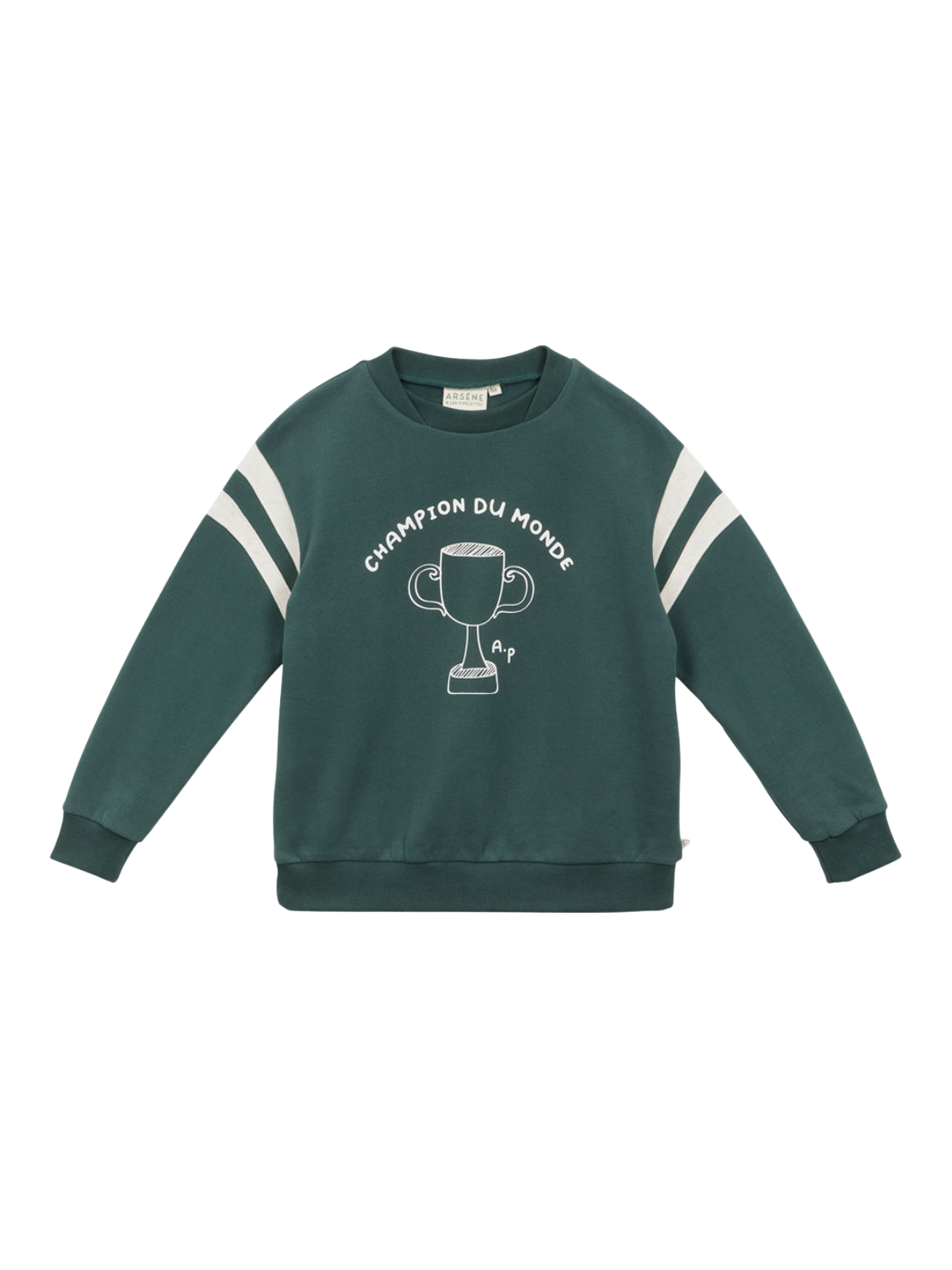 Champion Du Monde Sweatshirt Sweatshirts Arsène et Les Pipelettes Forest Green 3Y
