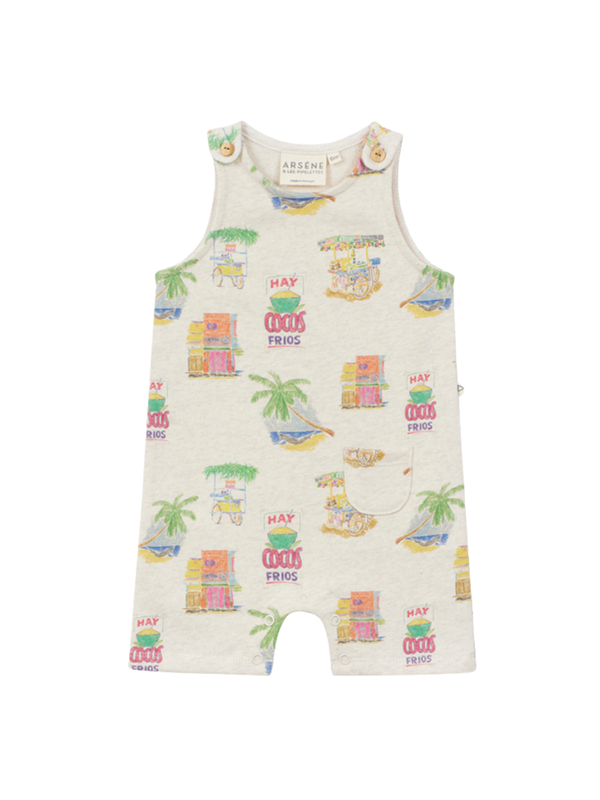 Coconut Romper Rompers Arsène et Les Pipelettes Coconut 6M