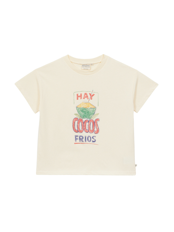 Coconuts T-Shirt Tees Arsène et Les Pipelettes Ecru 3Y