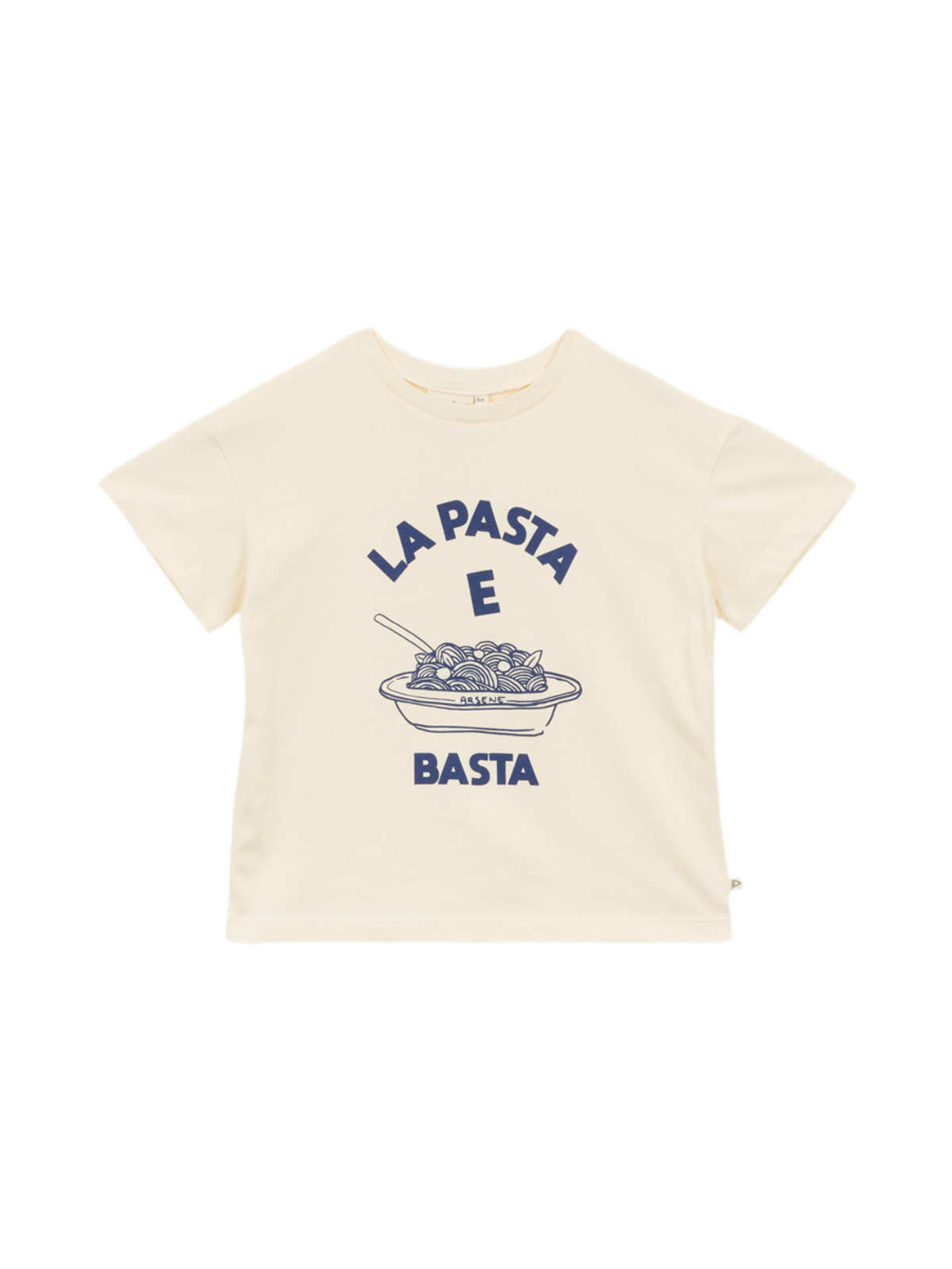 La Pasta E Basta T-Shirt Tees Arsène et Les Pipelettes Ecru 3Y