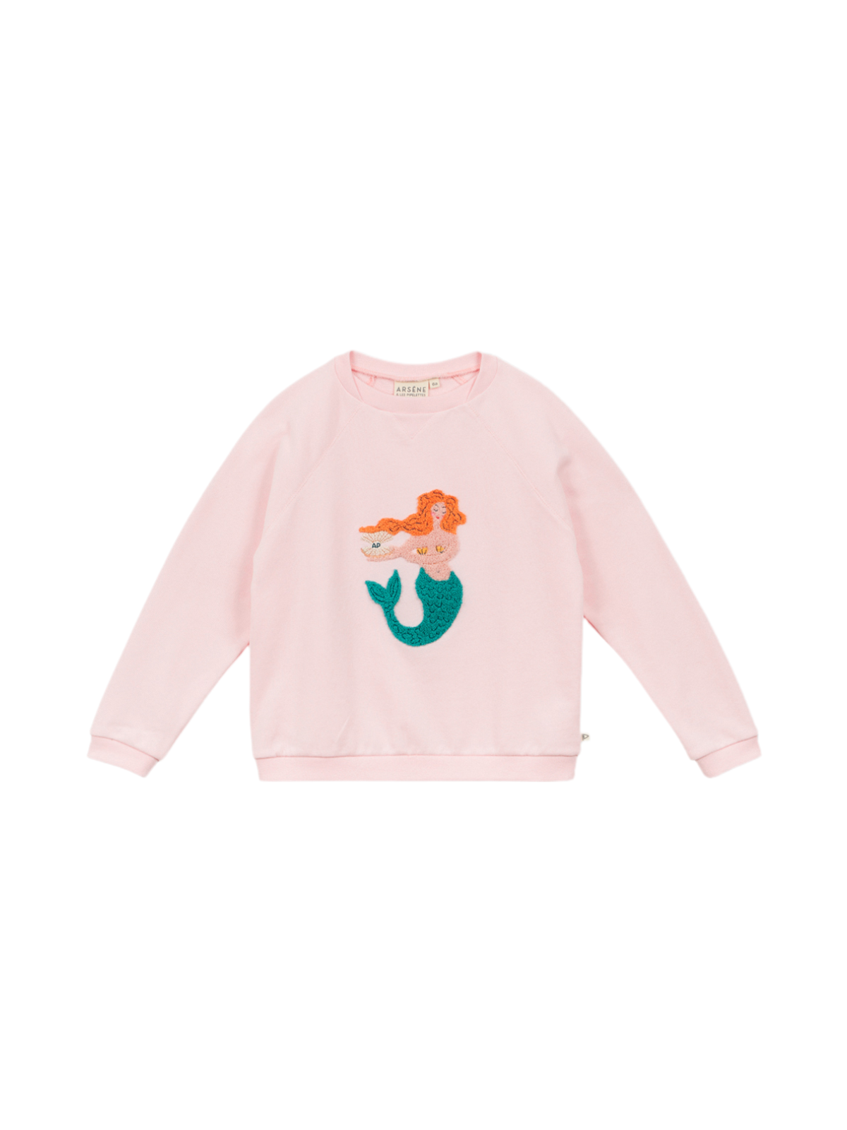 Mermaid Sweatshirt Sweatshirts Arsène et Les Pipelettes Powder Pink 3Y