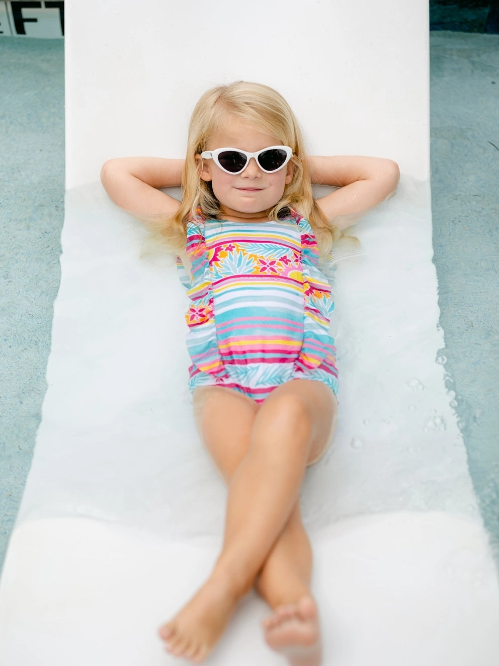 Wicked White Kids Cat-Eye Sunglasses Sunglasses Babiators