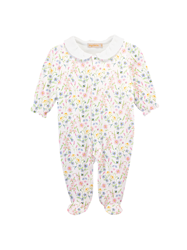 Spring Blush Footie Rompers Baby Club Chic Spring Blush 0-3M