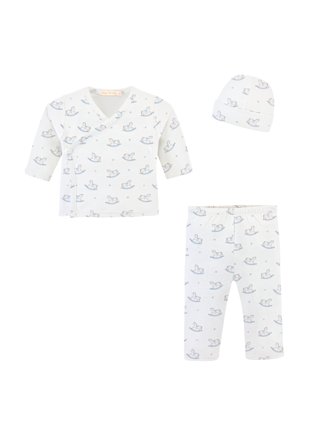 Tiny Rocking Horse Take Me Home Set Sets Baby Club Chic White NB