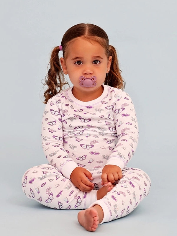 Butterflies Two Piece PJ Pajamas Baby Noomie   