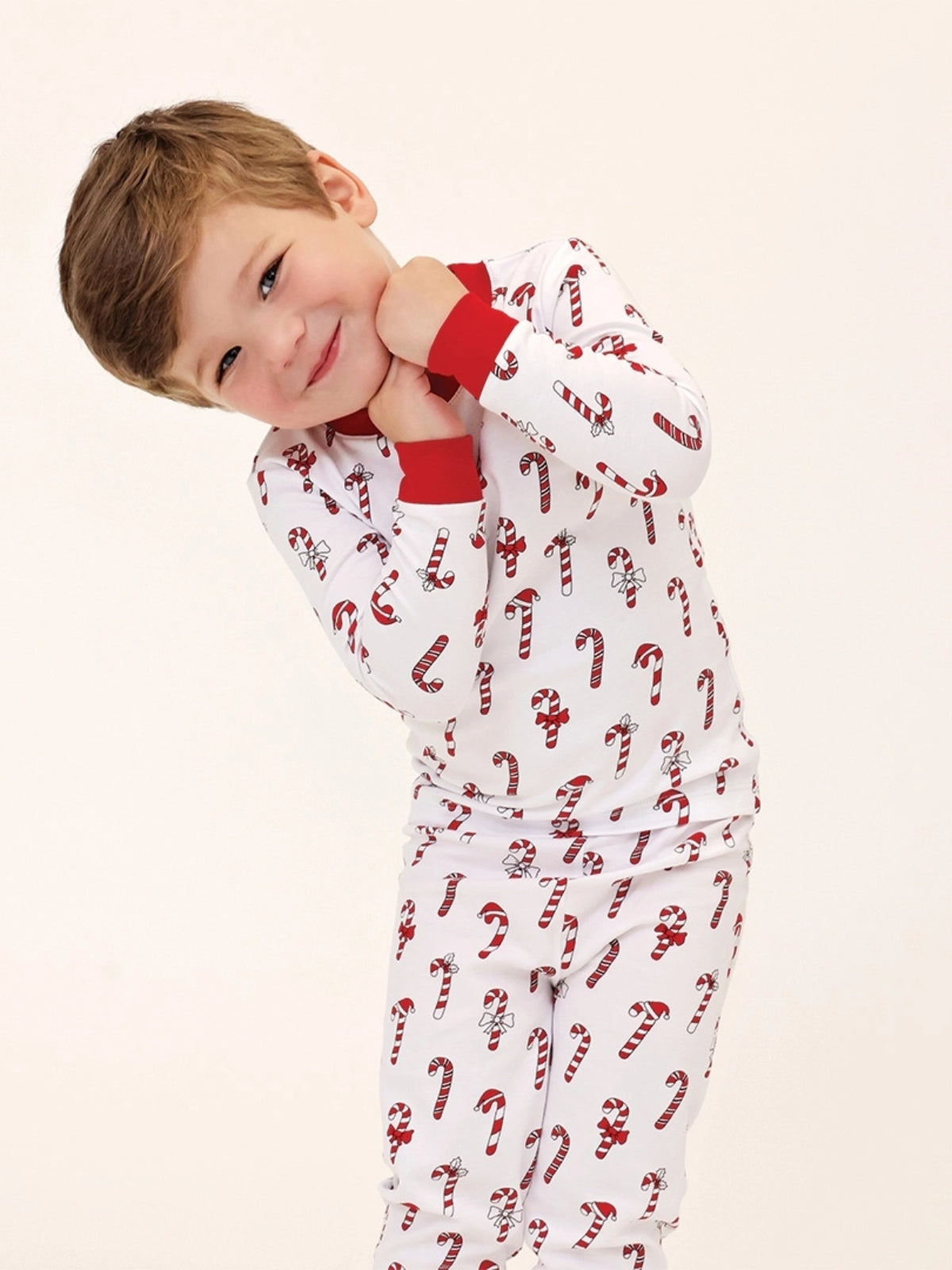 Candy Canes Two Piece PJ Pajamas Baby Noomie   