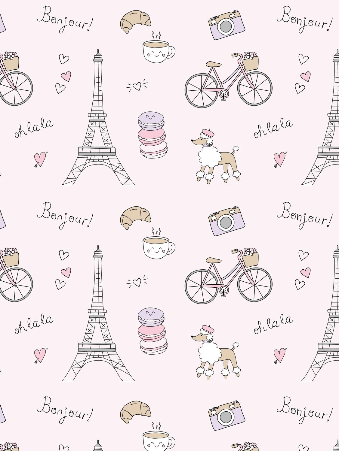 Paris Two Piece PJ Pajamas Baby Noomie   