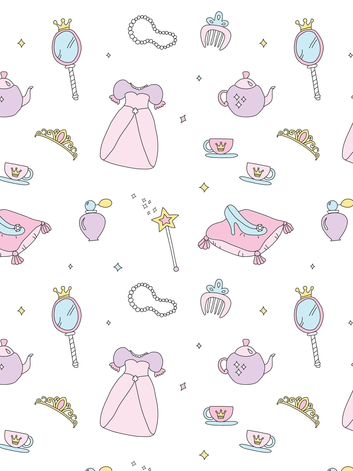 Princess Two Piece PJ Pajamas Baby Noomie   