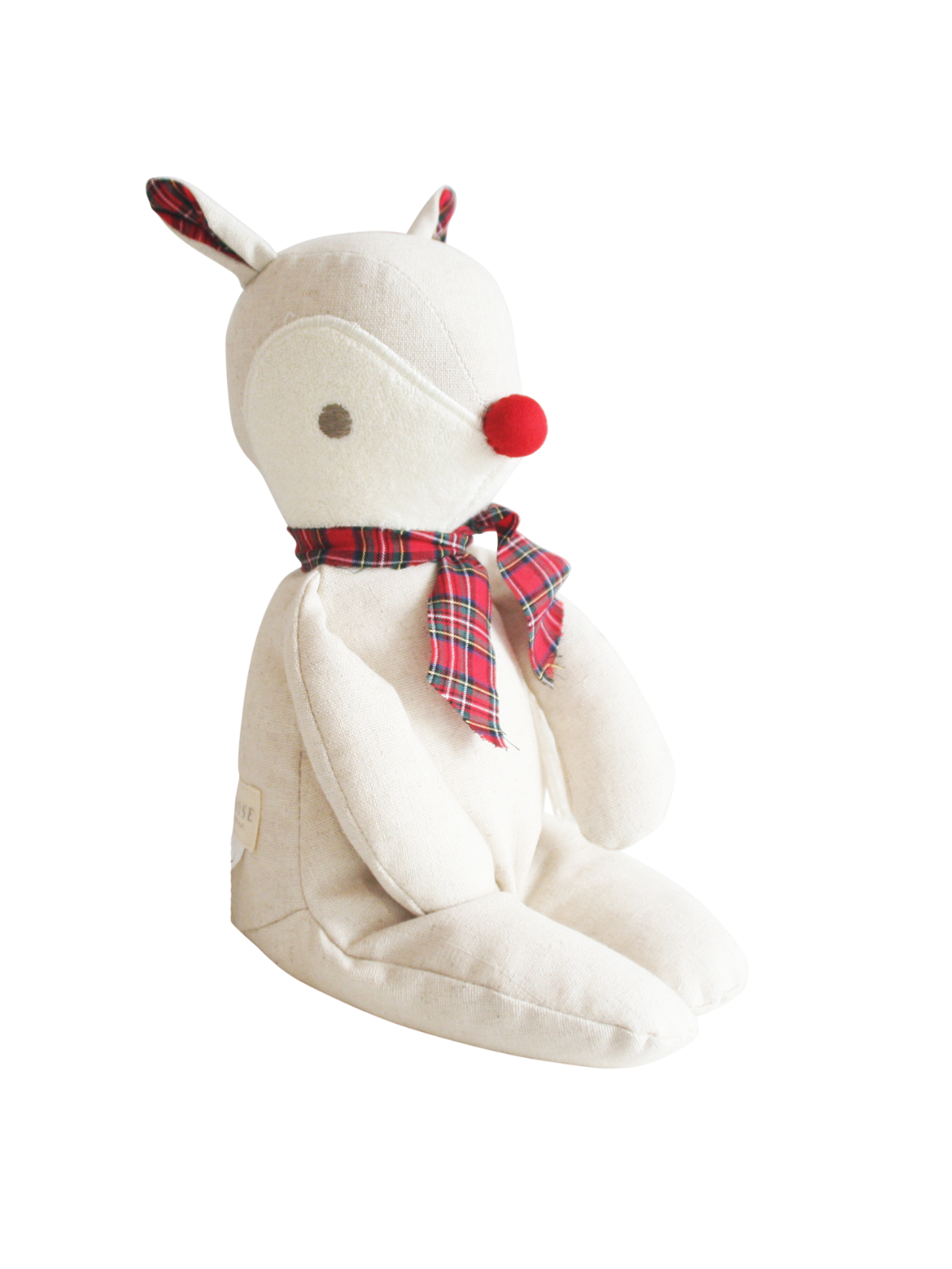 Baby Rudolph Linen Tartan Plush Alimrose   