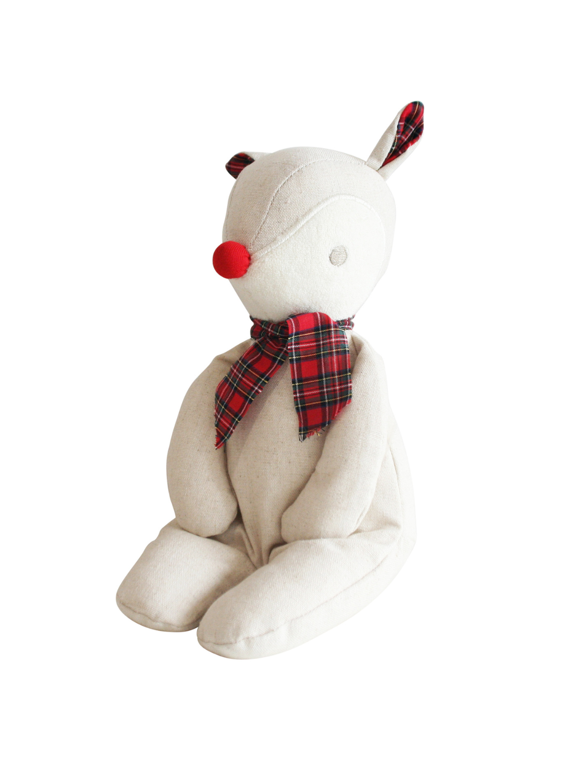 Baby Rudolph Linen Tartan Plush Alimrose   