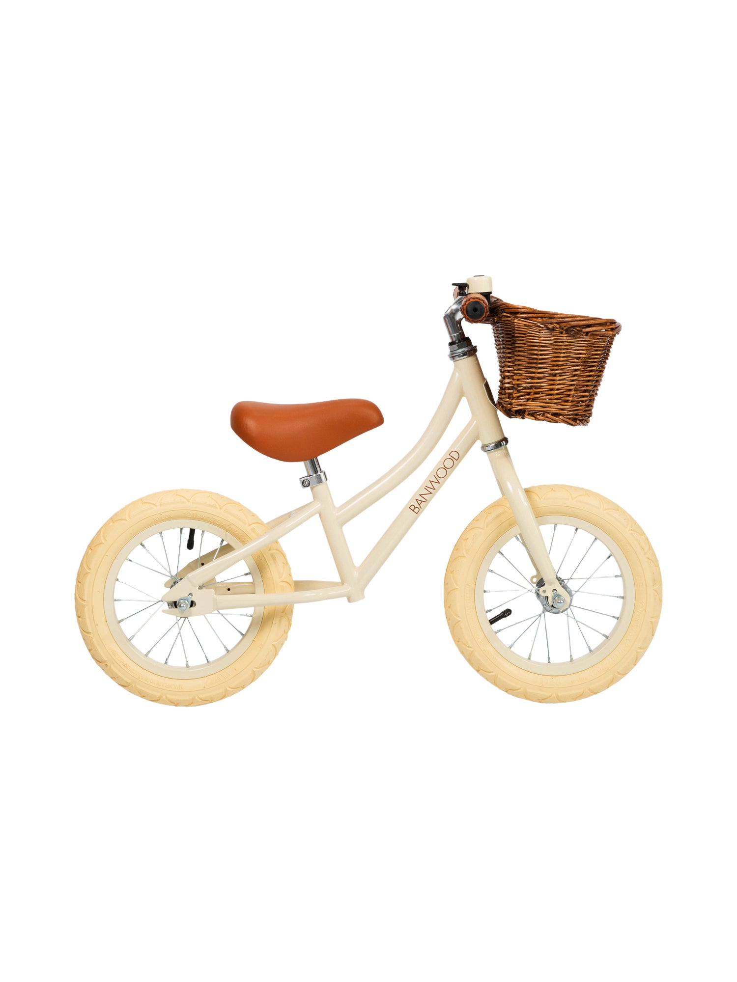 First Go Balance Bike Outdoor Play Banwood Cream  