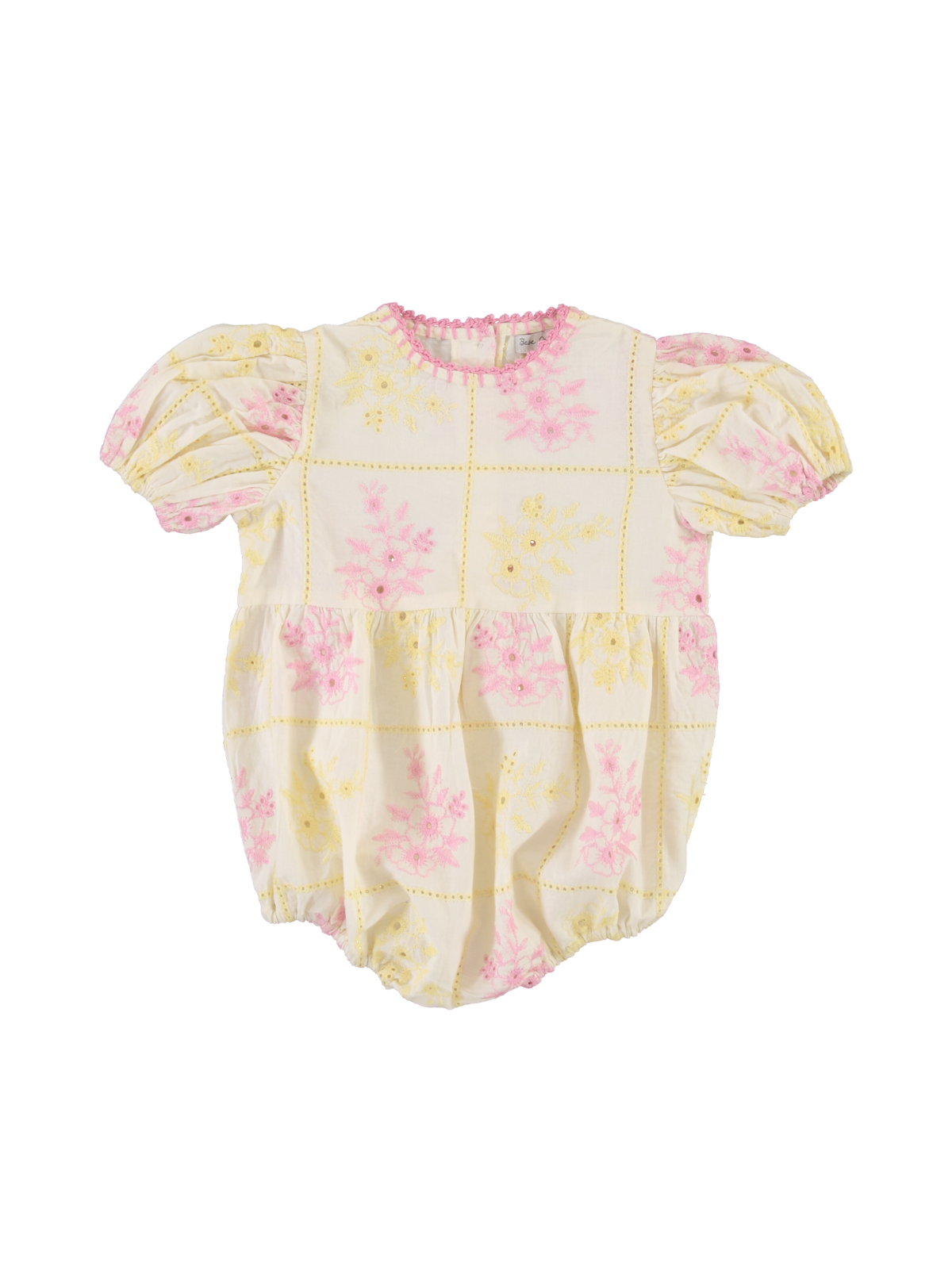 Alba Romper Rompers Bebe Organic Cream 6M