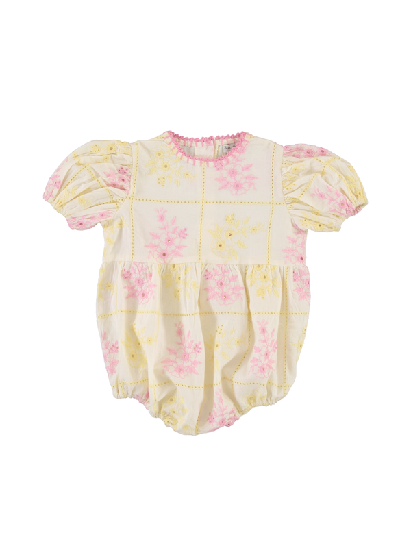Alba Romper Rompers Bebe Organic Cream 6M