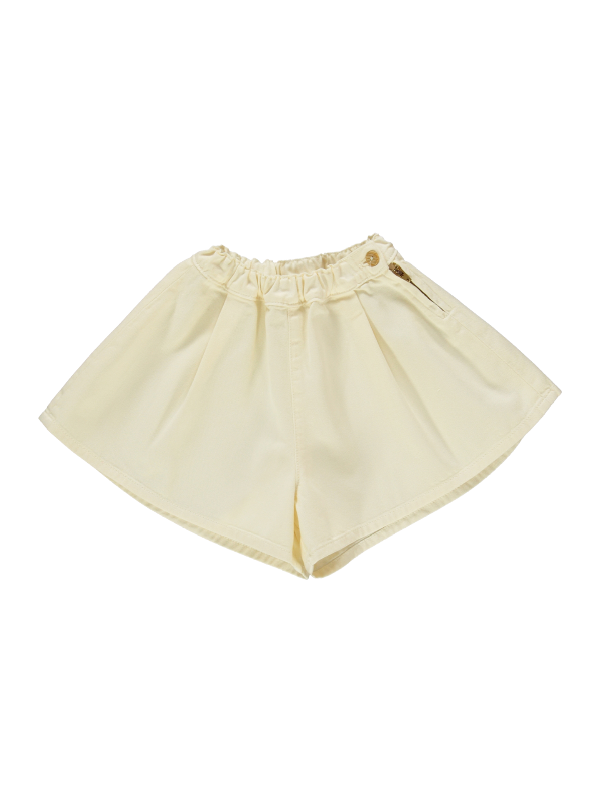 Cerise Flowy Denim Shorts Shorts Bebe Organic Natural 3Y