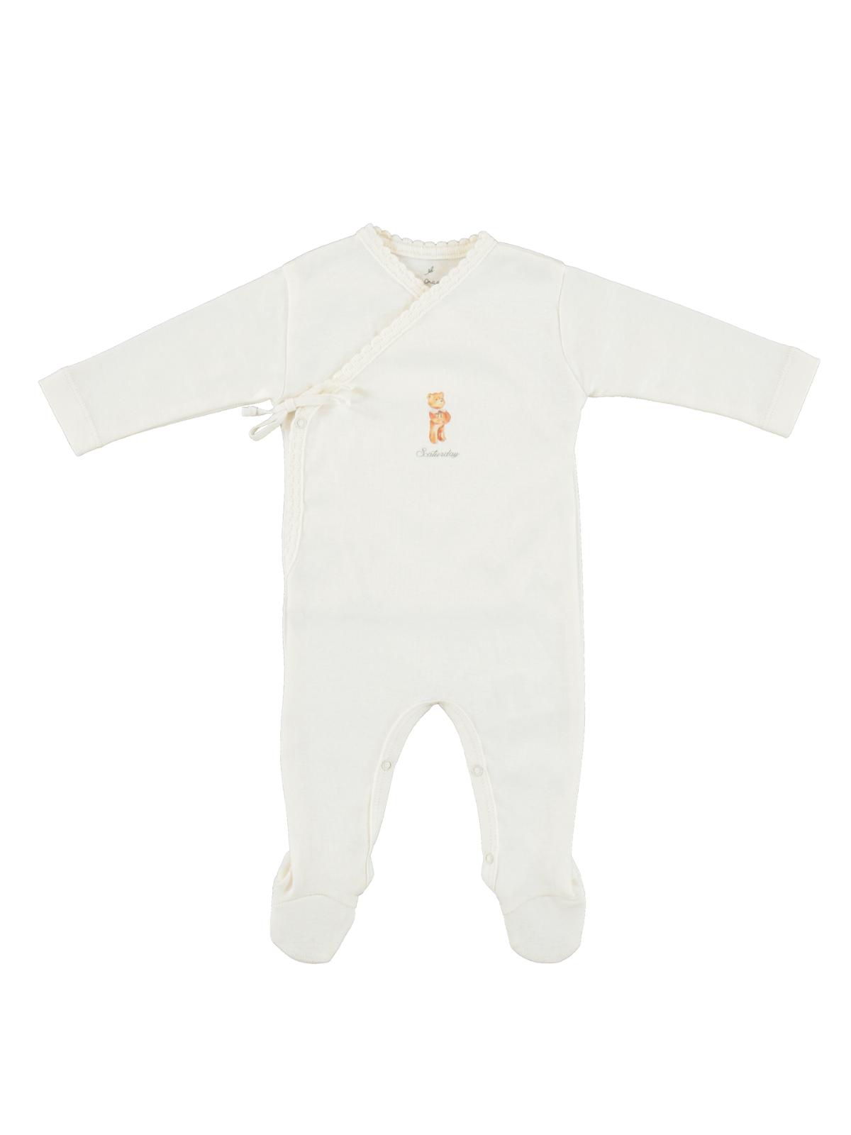 Days of the Week Footie Set Rompers Bebe Organic