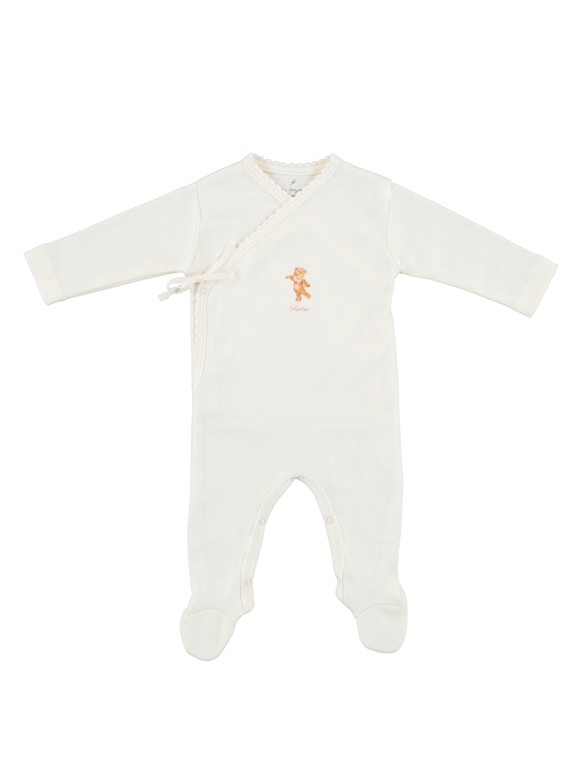 Days of the Week Footie Set Rompers Bebe Organic