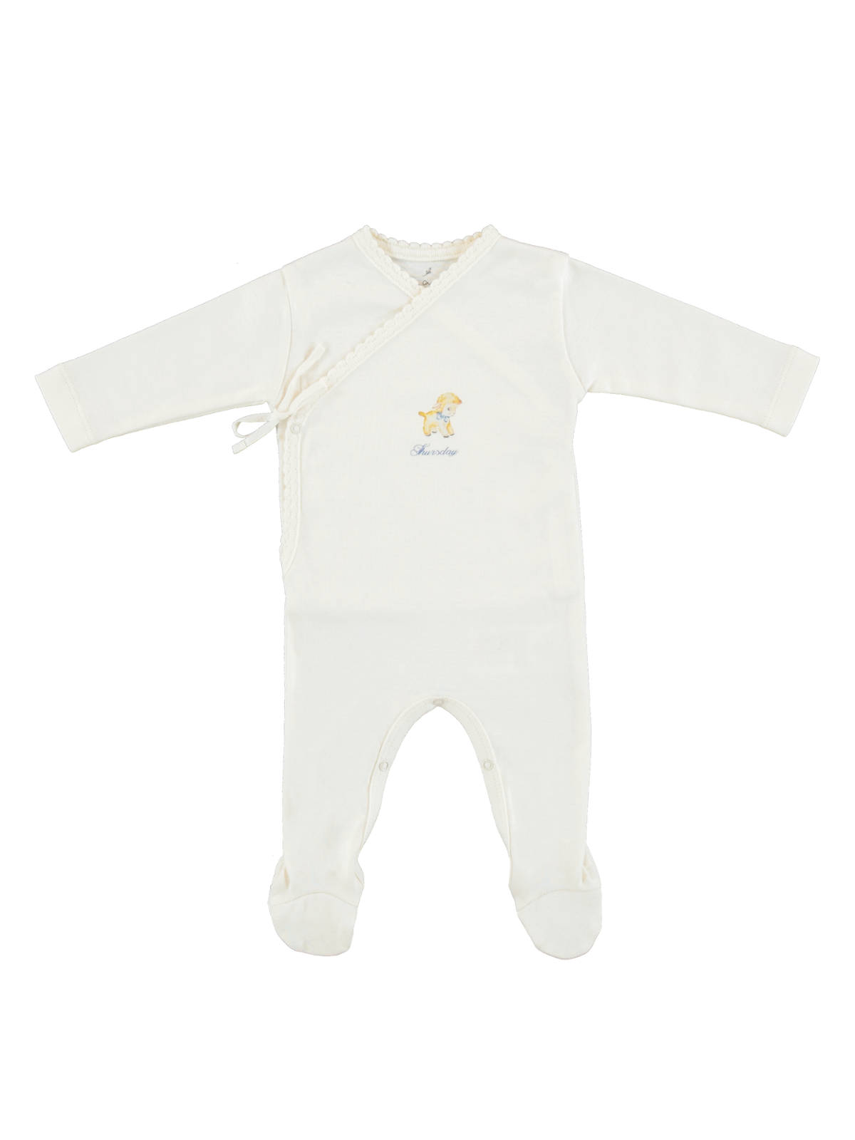 Days of the Week Footie Set Rompers Bebe Organic