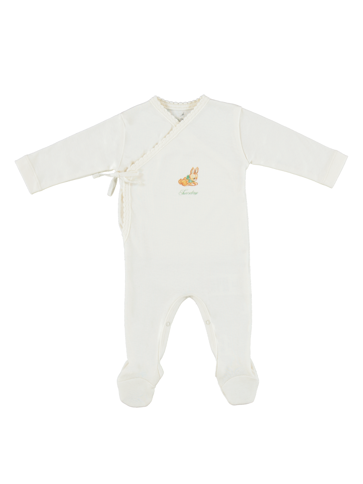 Days of the Week Footie Set Rompers Bebe Organic