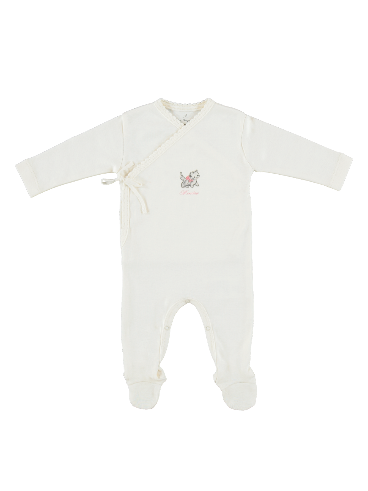 Days of the Week Footie Set Rompers Bebe Organic