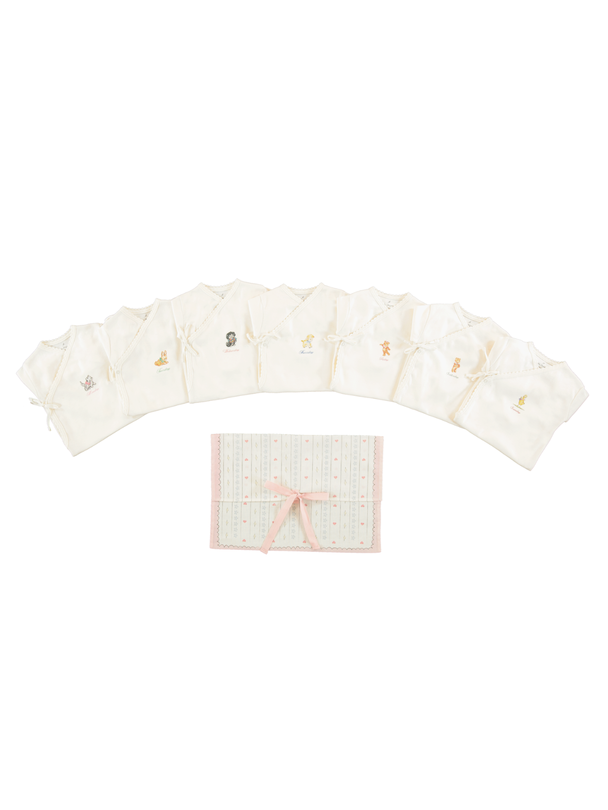 Days of the Week Footie Set Rompers Bebe Organic