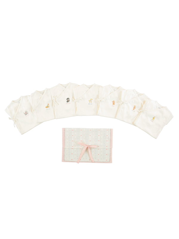 Days of the Week Footie Set Rompers Bebe Organic