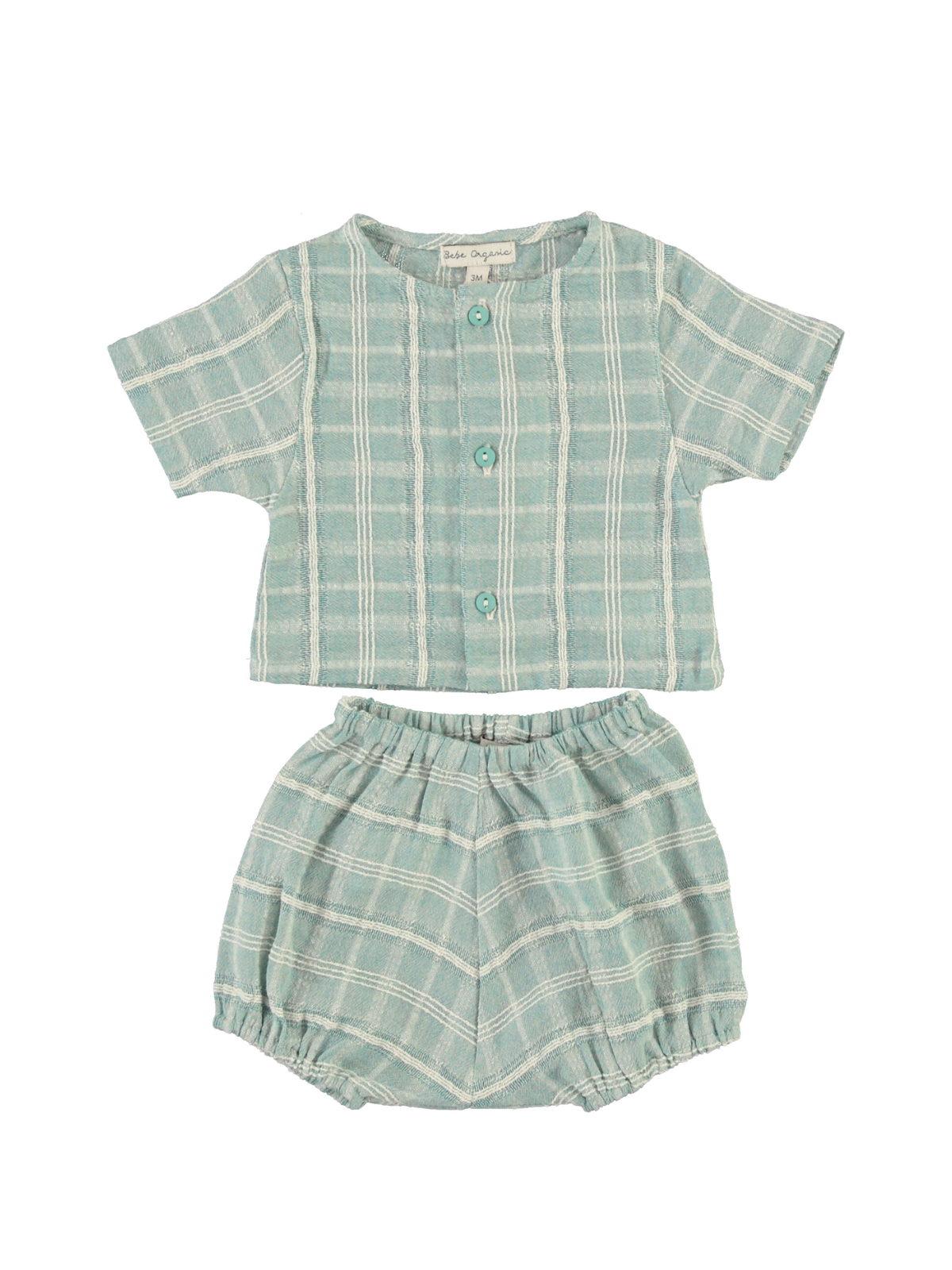 Mathias Baby Set - Subtle check pattern Mathias Baby Set - Subtle check pattern