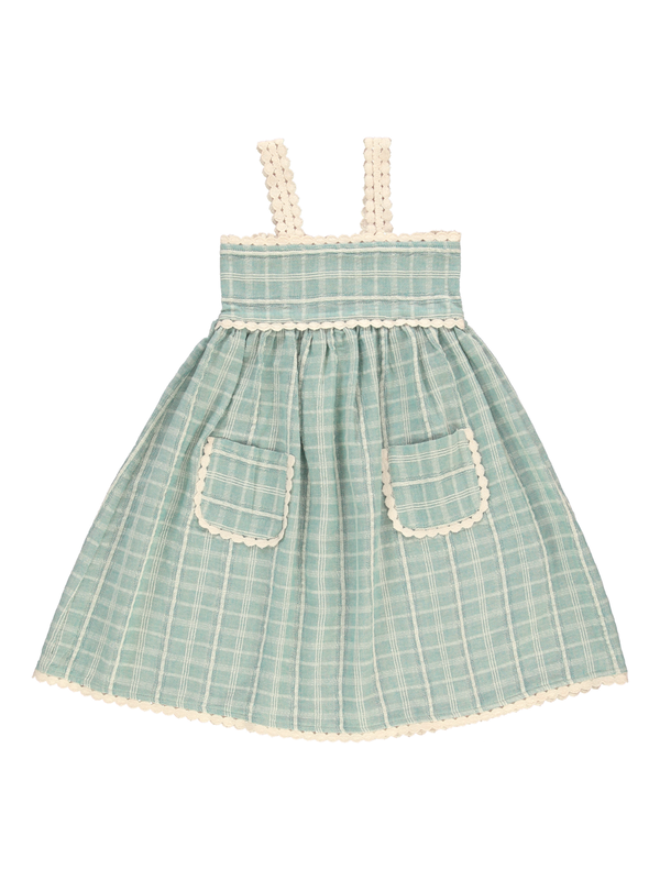 Mia Dress Dresses Bebe Organic Rustic Atlantic 2Y