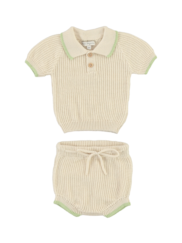 Oliver Baby Set Sets Bebe Organic Ivory 6M