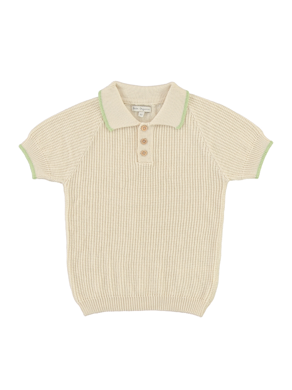 Oliver Polo Tops Bebe Organic Ivory 2Y