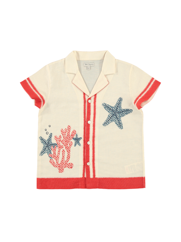 Palmer Shirt Tops Bebe Organic Sea Side 2Y