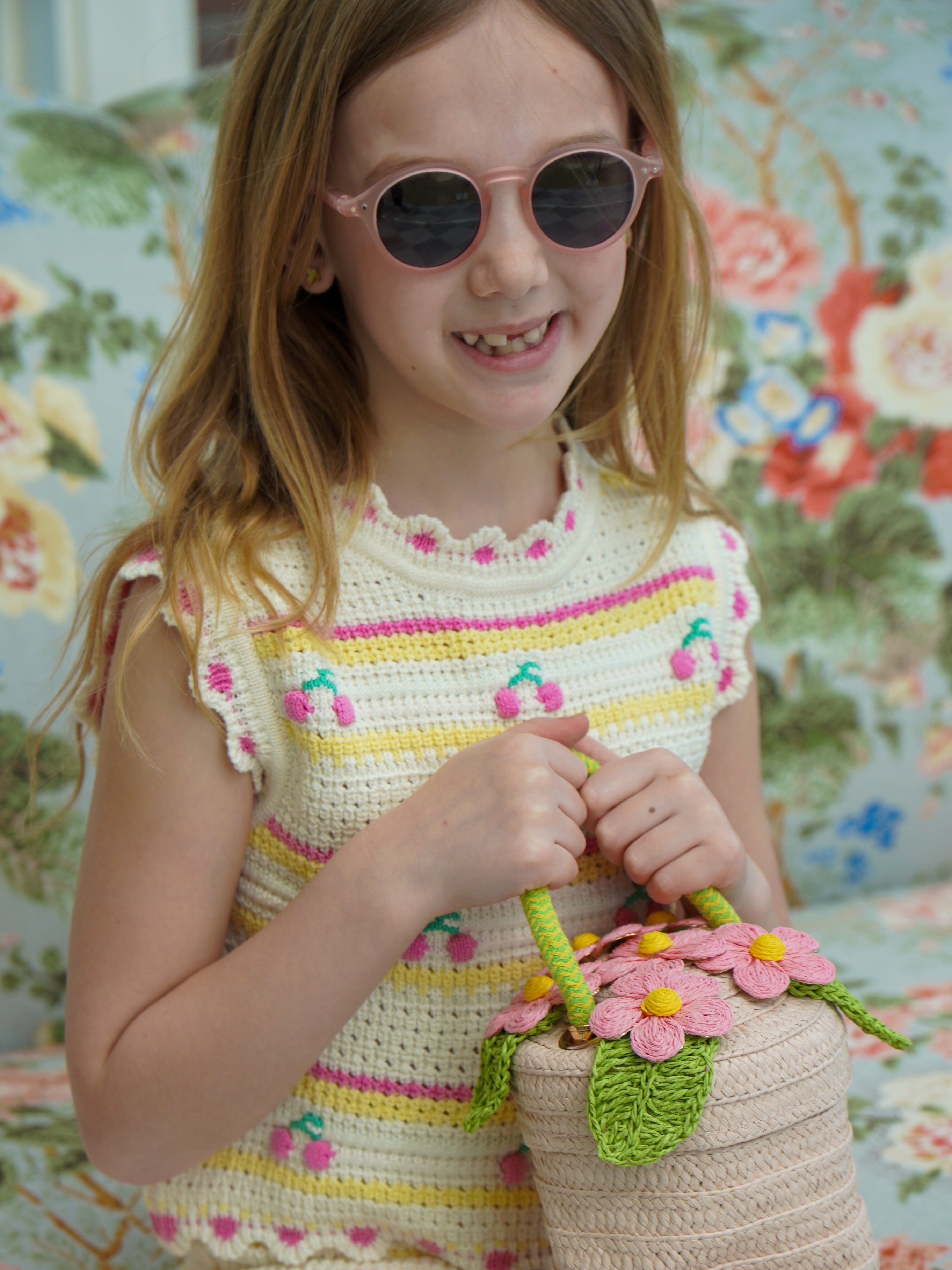 Paloma Cherry Crochet Set Sets Bebe Organic