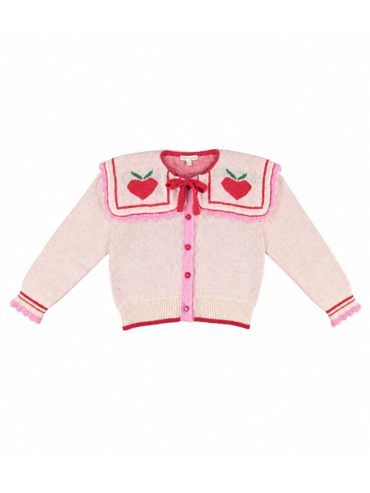 Pomme Cardigan Sweaters Bebe Organic Pink 2Y