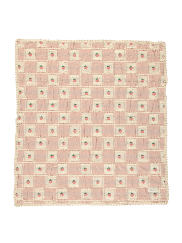 Strawberry Patchwork Blanket