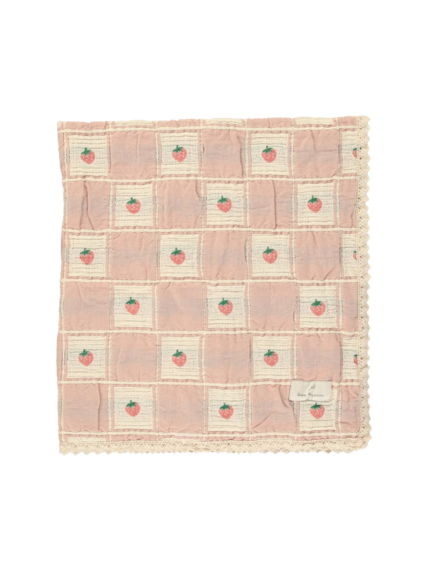 Strawberry Patchwork Blanket