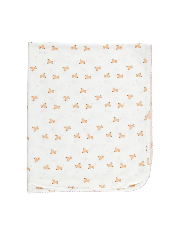 Teddy Blanket - Pink Blankets Bebe Organic Pink