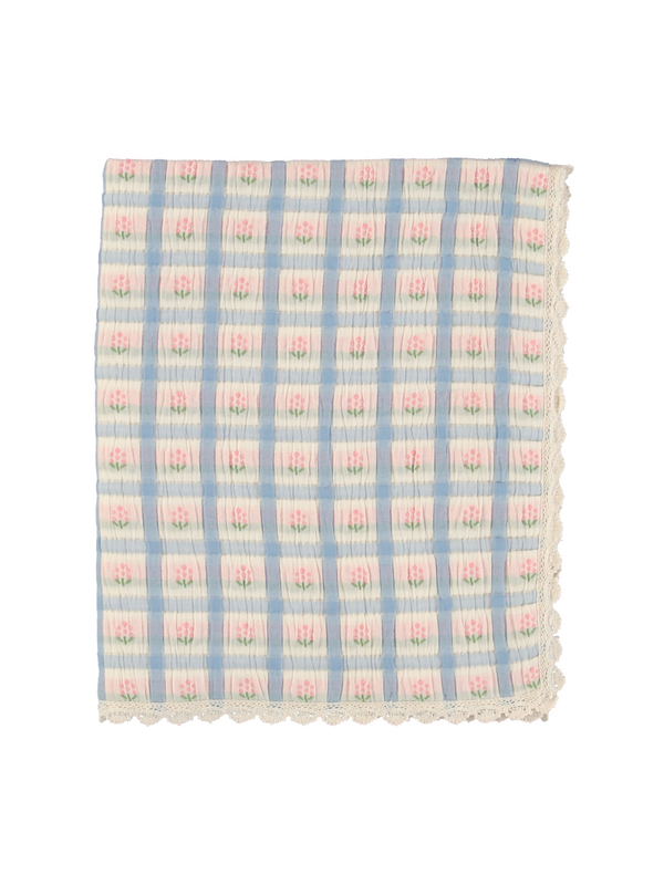 Zora Flowers Blanket Blankets Bebe Organic Zora Flowers