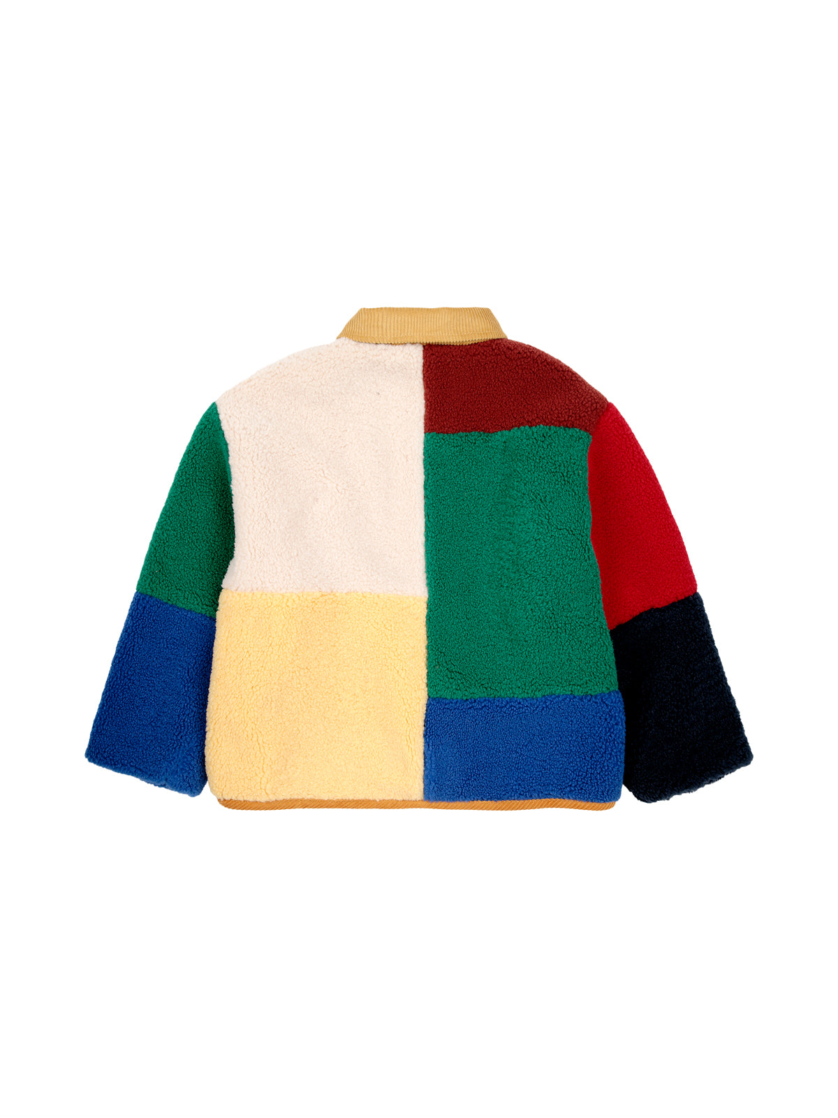 Colorblock Sheepskin Jacket Outerwear Bobo Choses   