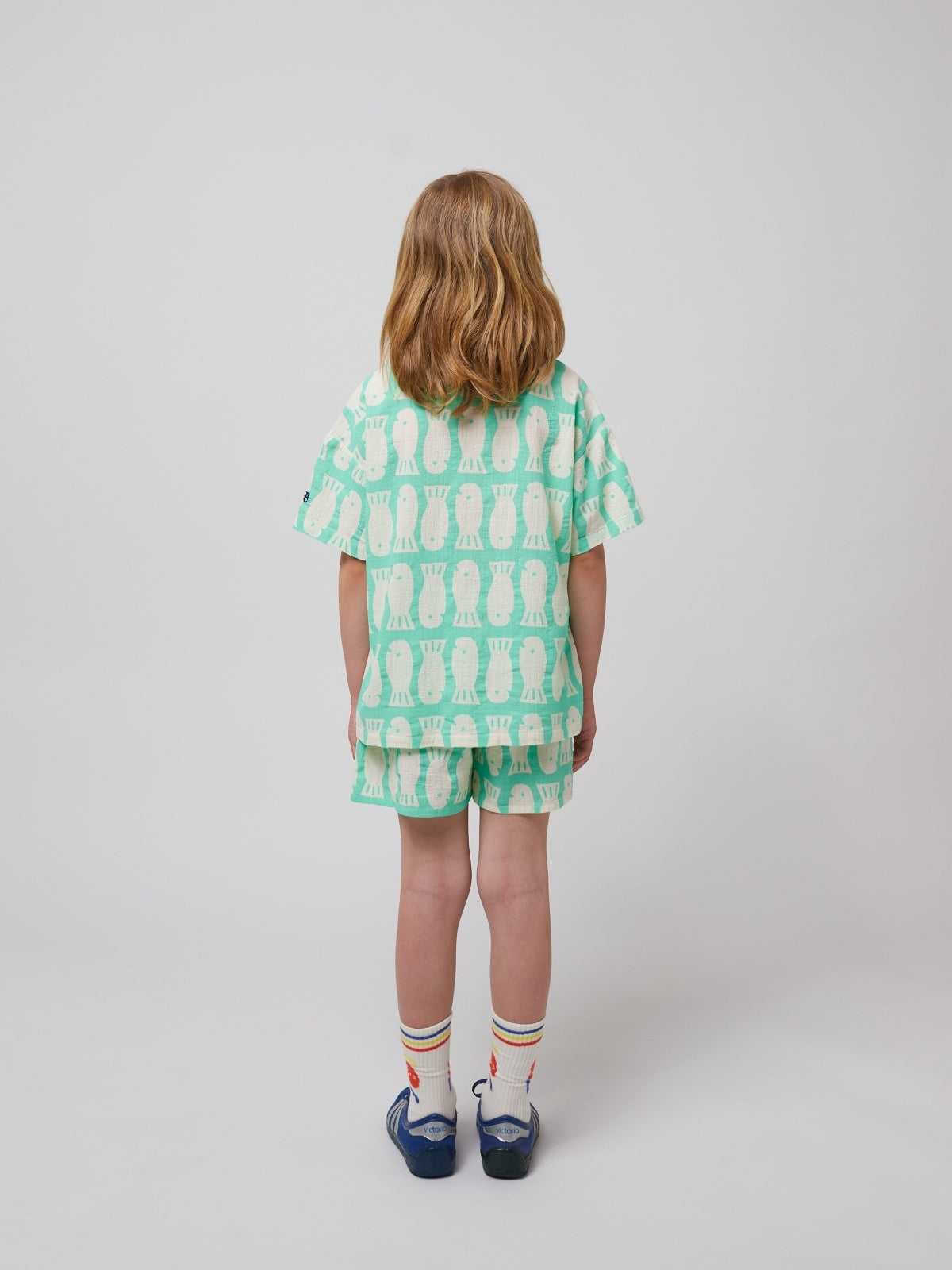 Lucky Fish All Over Woven Shorts Set Sets Bobo Choses