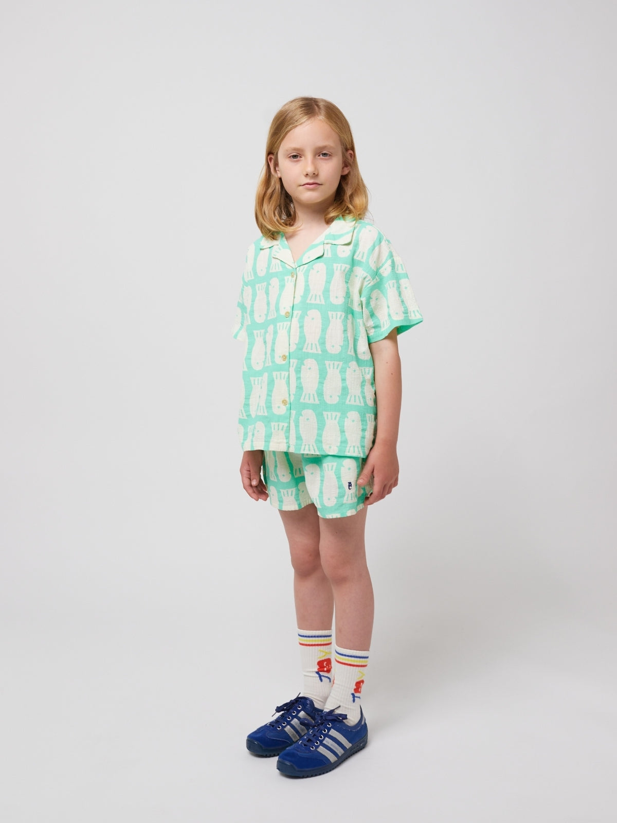 Lucky Fish All Over Woven Shorts Set Sets Bobo Choses